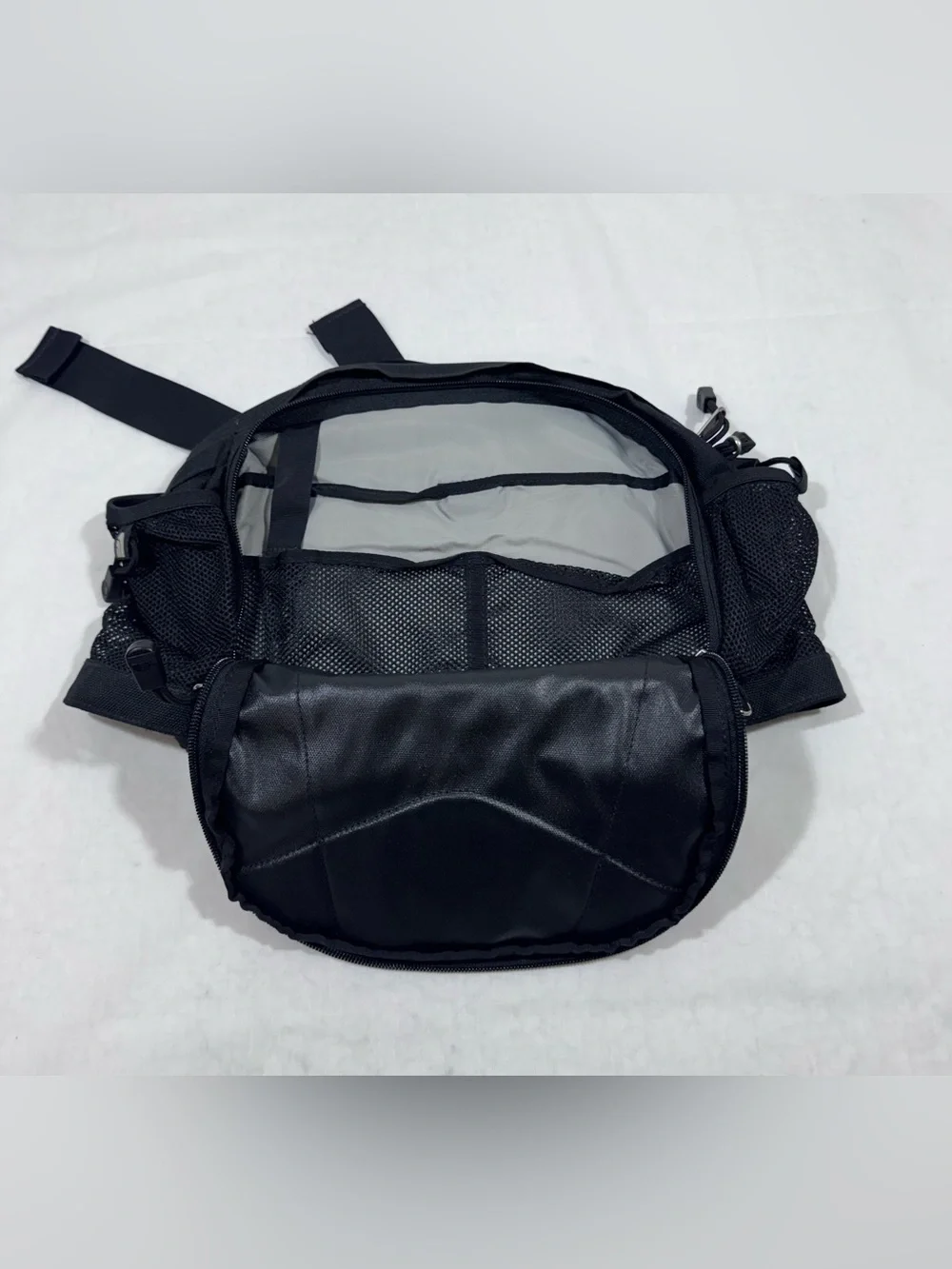 The North Face Kanga Black Waist Bag Adjustable Strap Pack Hiking